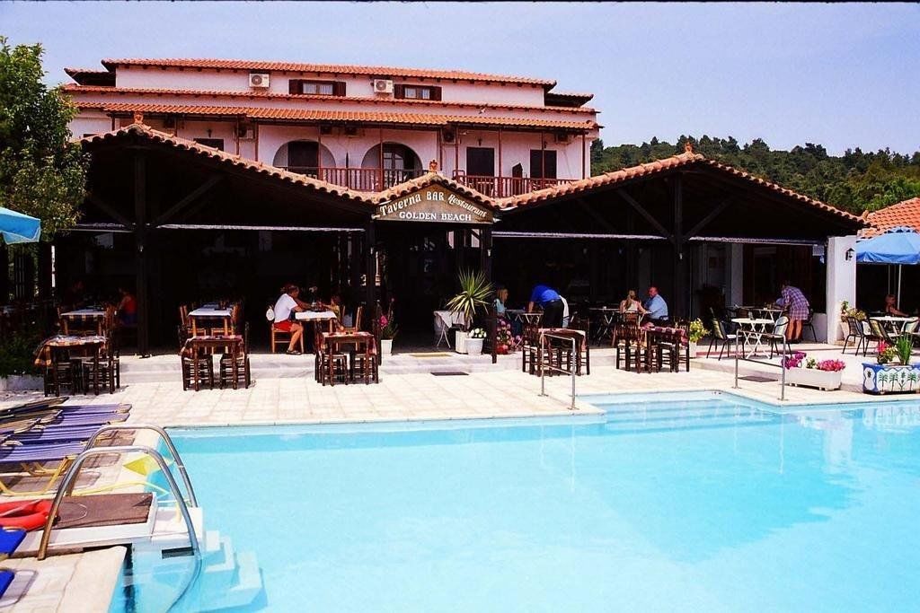 Golden Beach Koukounaries Dış mekan fotoğraf